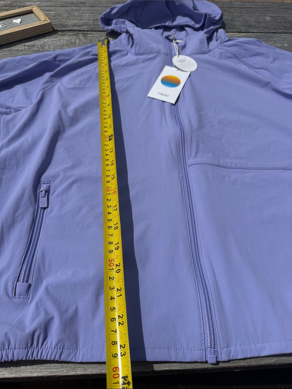 VUORI Women's Renew Trainer Shell hyacinth purple size XXL jacket NWT - Picture 2 of 6